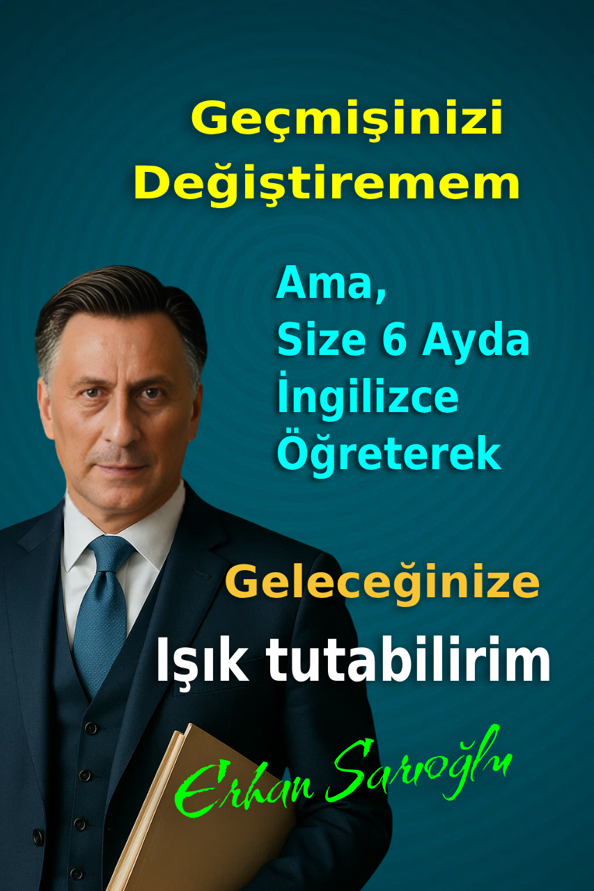 Beşiktaş'ta Erhan Sarıoğlu ile Matematiksel İngilizce dersleri – Ezbersiz, mantıklı ve hızlı İngilizce öğrenme yöntemi. İstanbul İngilizce eğitimi